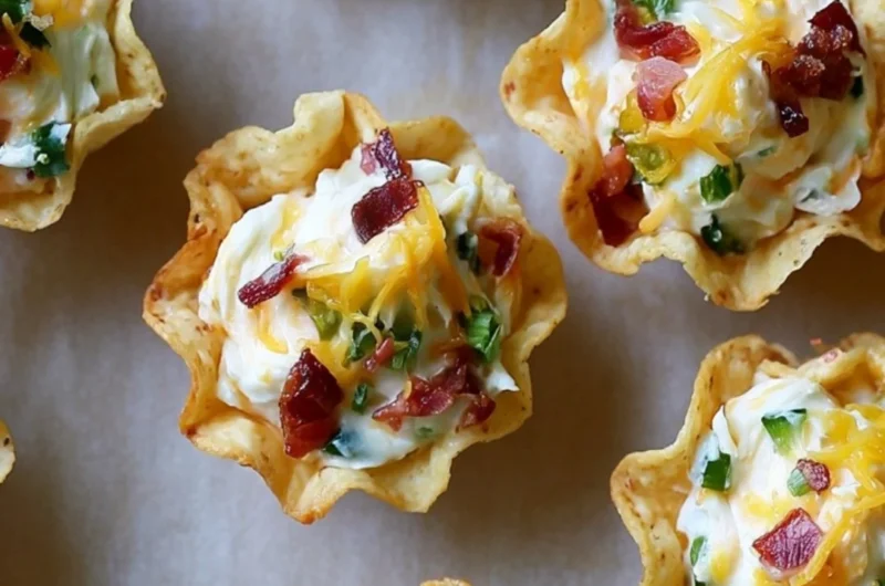Cozy baked jalapeño popper bites topped with cheese and spices